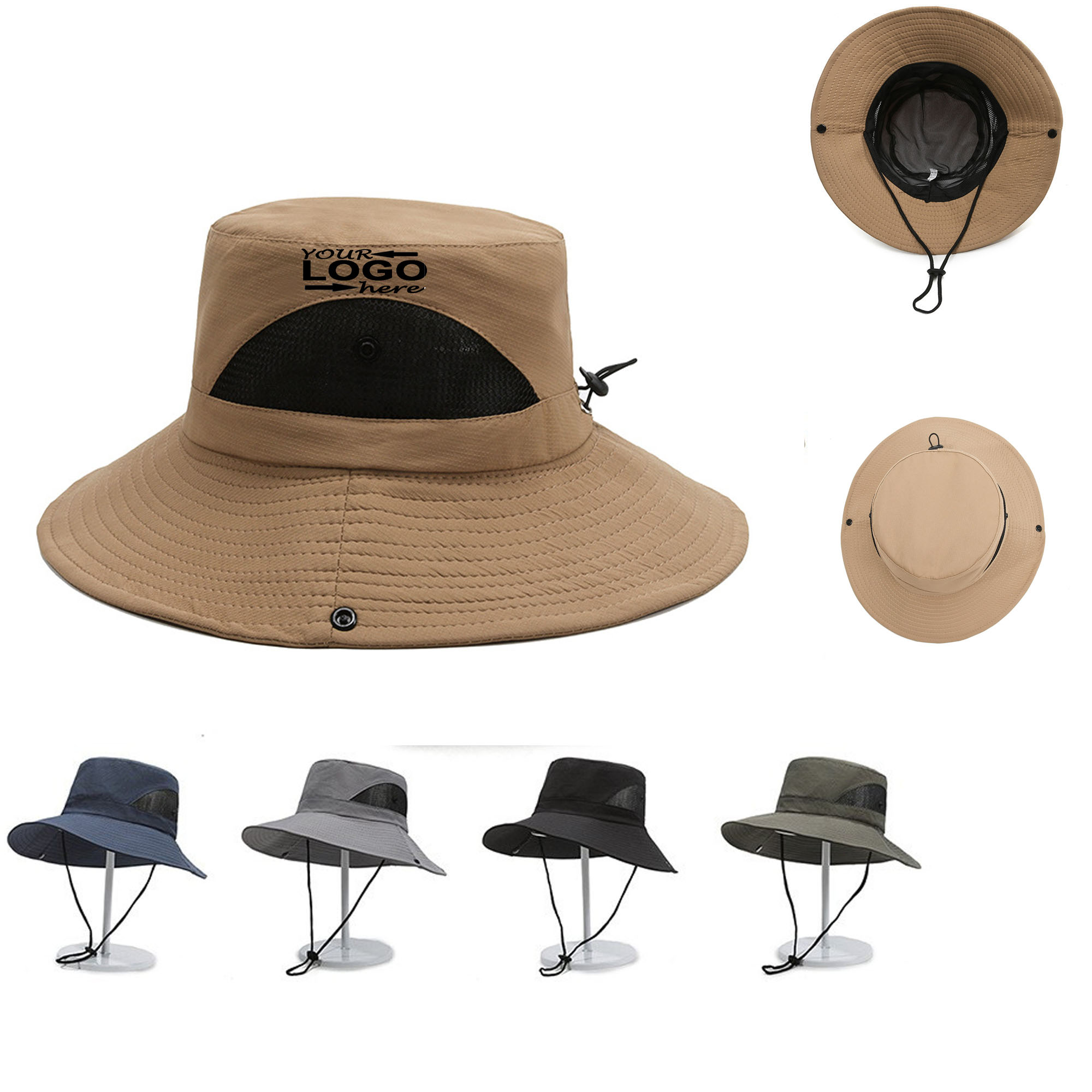 MOQ20PCS Outdoor Sun Protection Bucket Fishing Hat 2