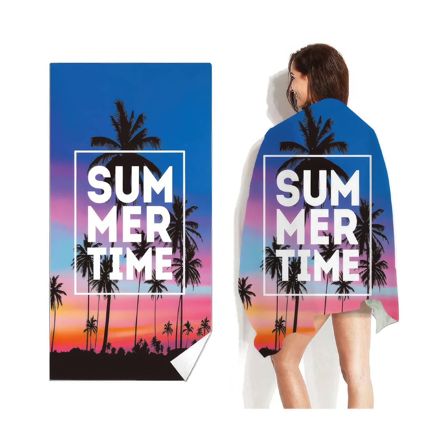 Microfiber Lightweight Beach Towel For Swimming Sports 3