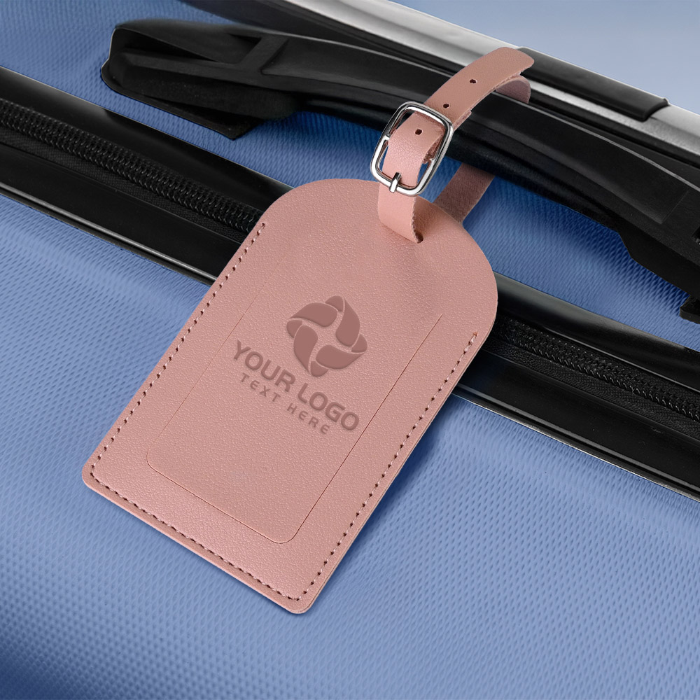 Vegan Leather Luggage Tags With Logo 33