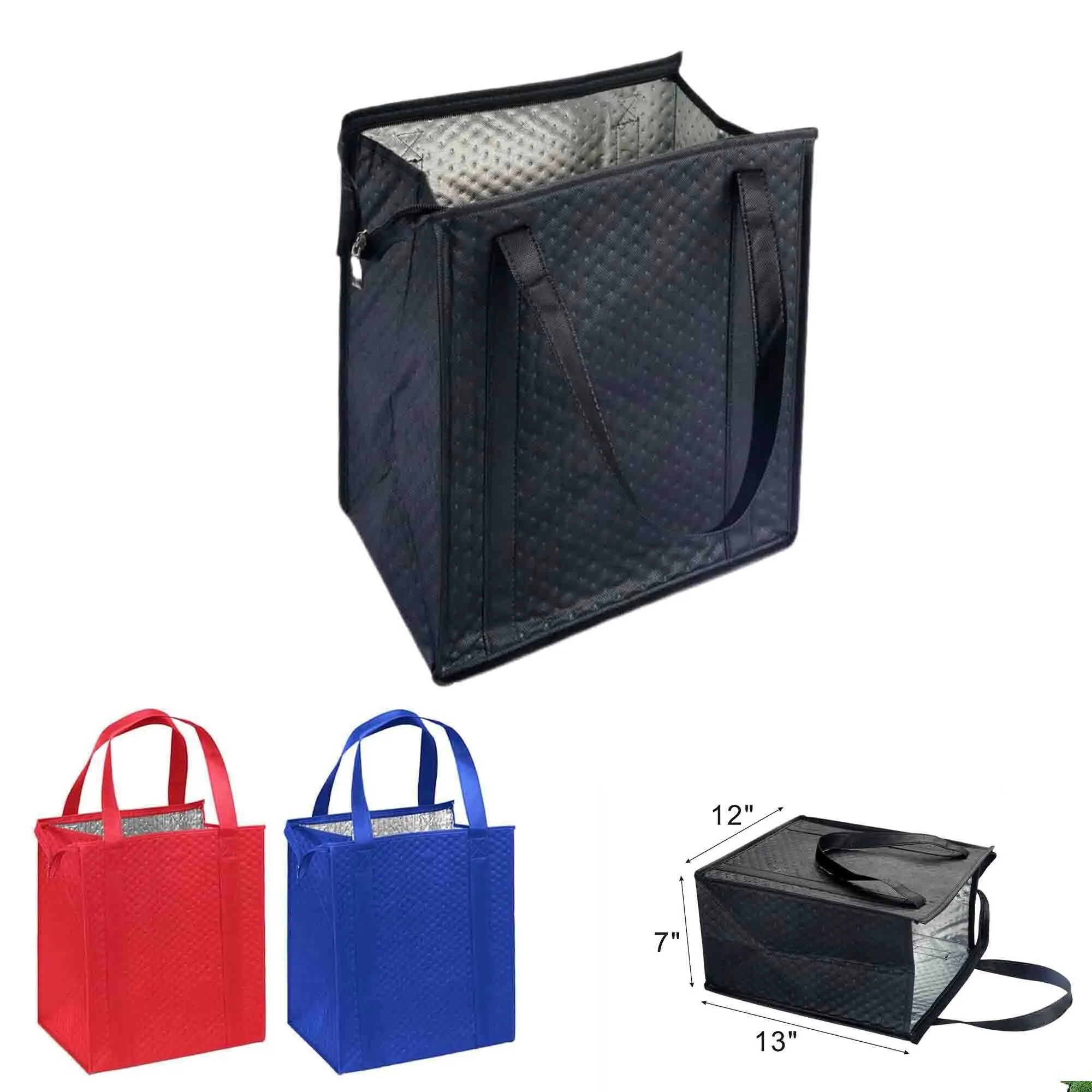Insulated Lunch Tote Shopping Bags Large Grocery Coole 4