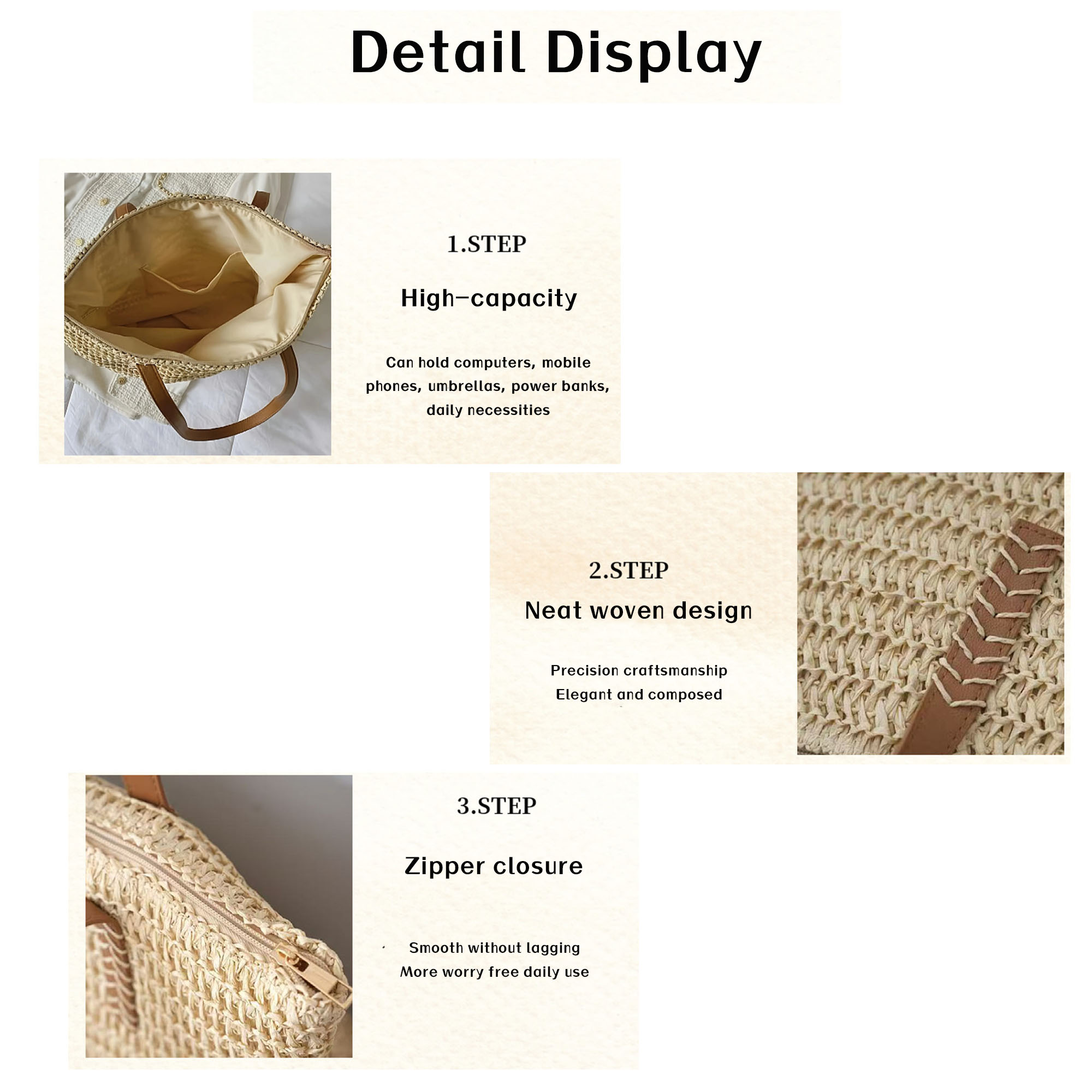 Beach Woven Shoulder Bag 4