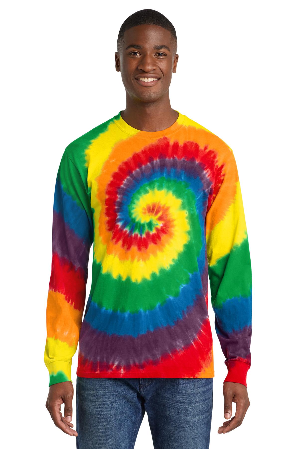 Port & Co Tie-Dye Long Sleeve Tee. PC147LS 17