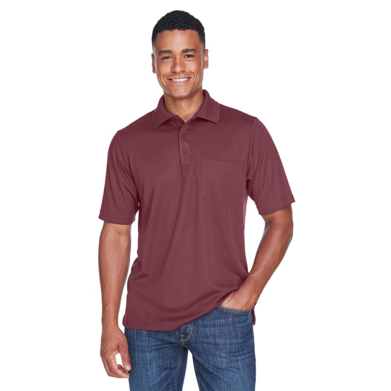CORE365 Men's Origin Performance Piqué Polo With Pocket 22