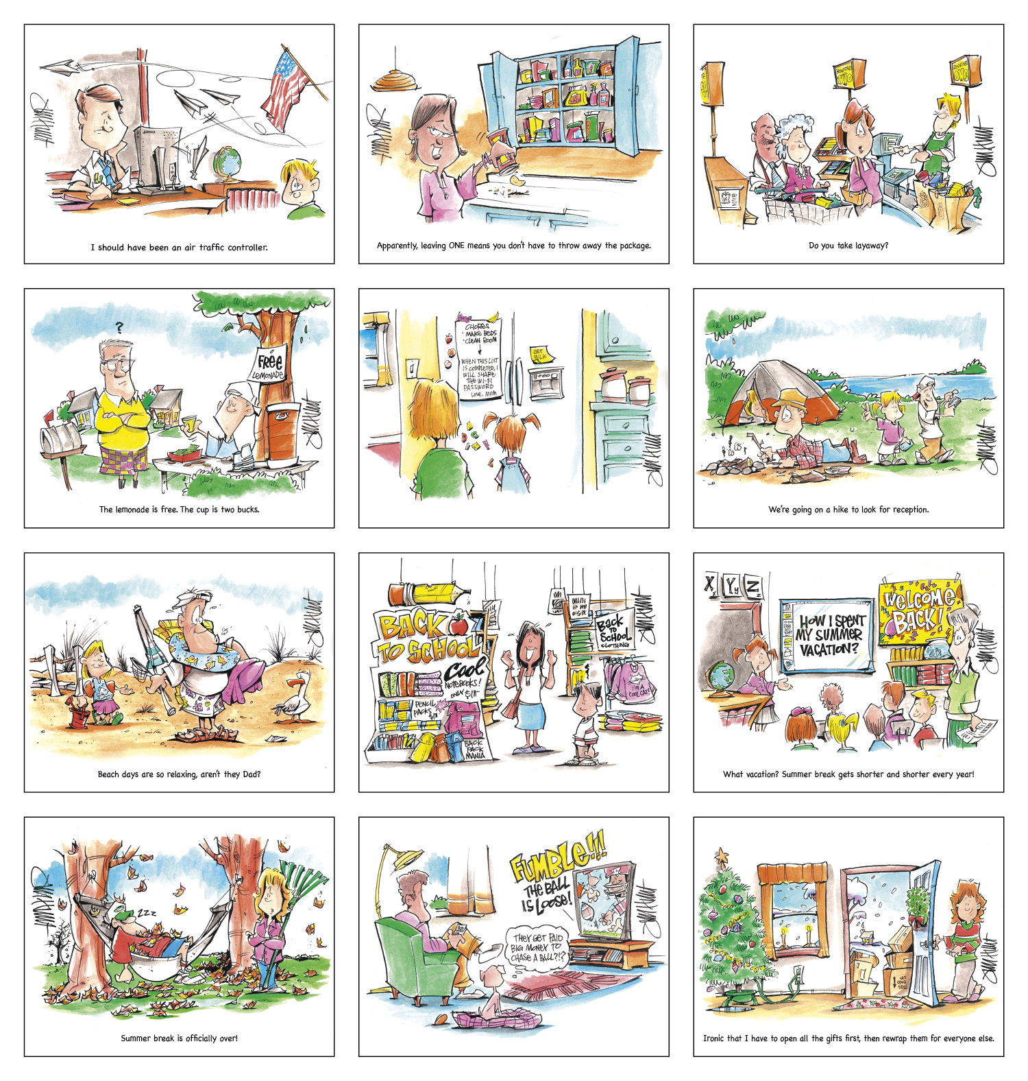 Good Value™ Laughing It Up - Stapled Calendar 45