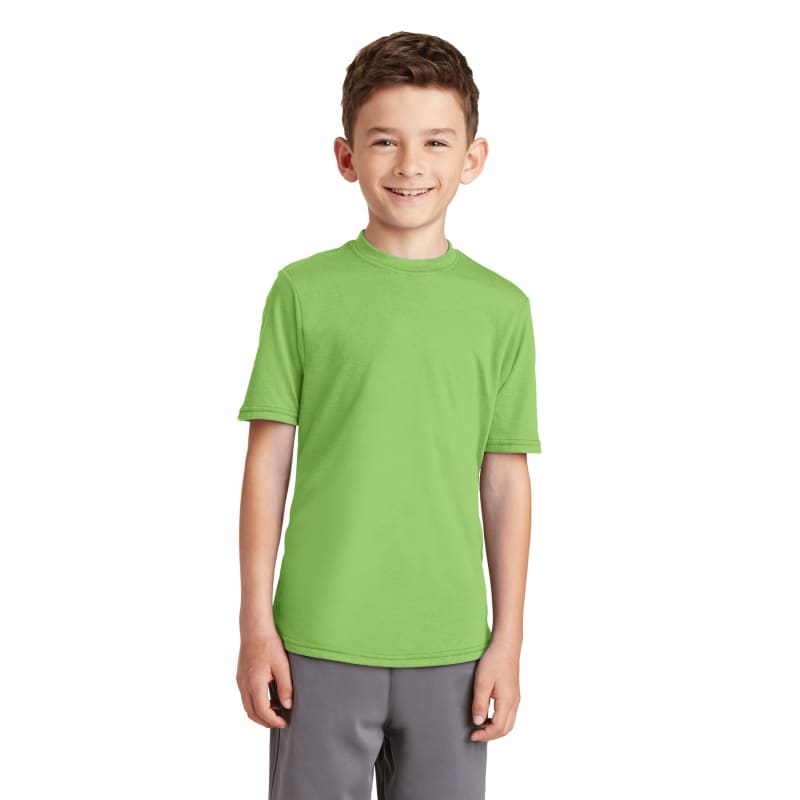 Port & Company Youth Performance Blend Tee. 13
