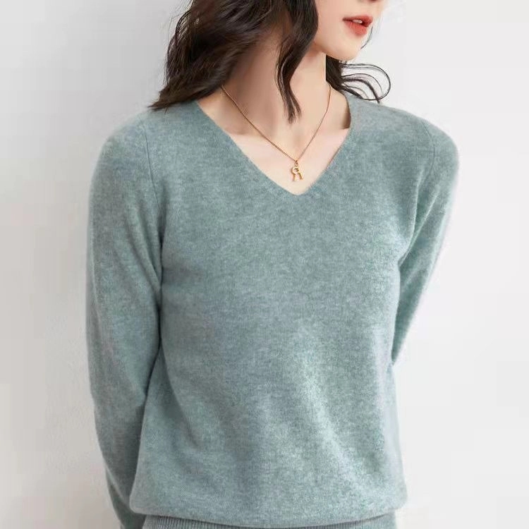 Ladies' V-Neck Sweater 3