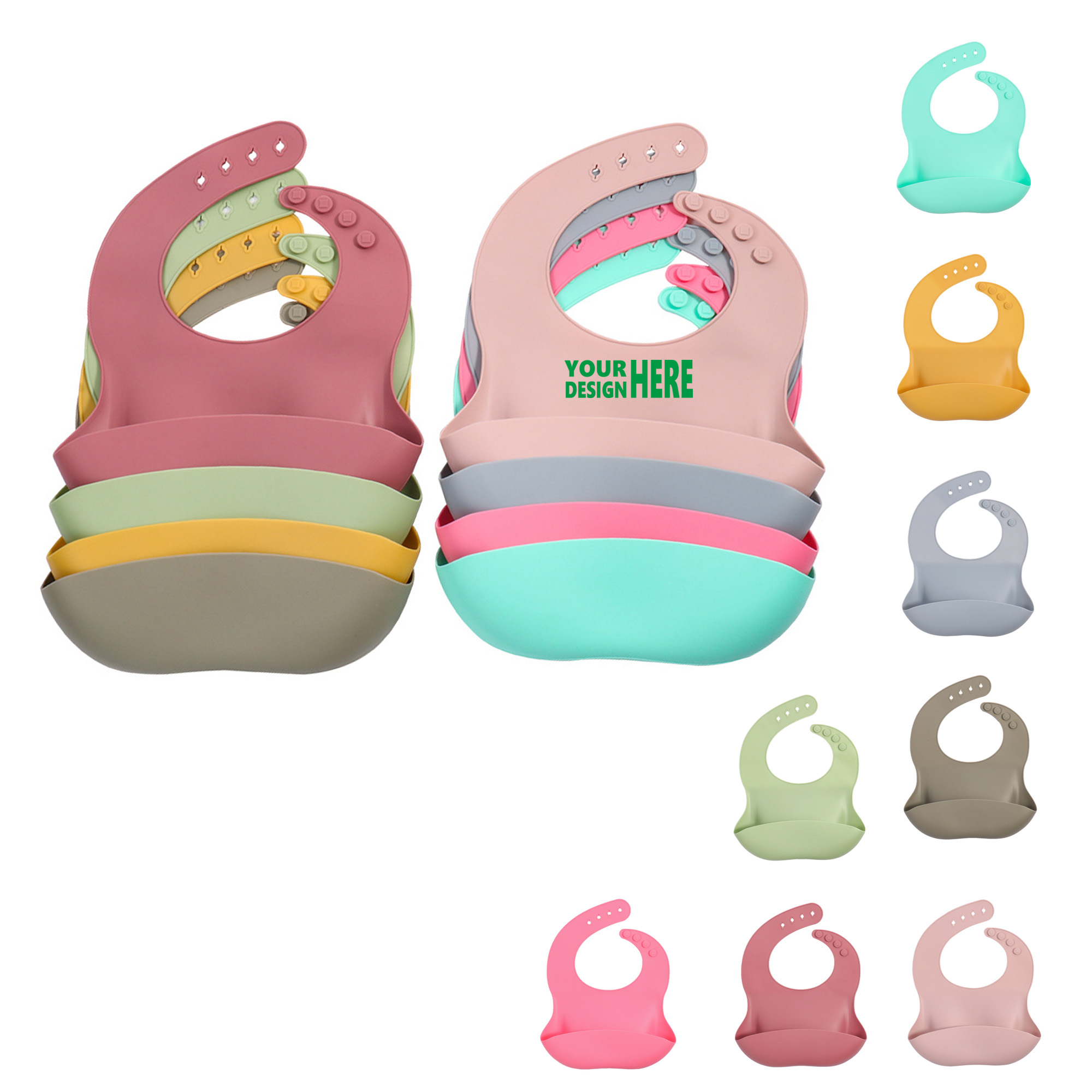 Leak-Proof Silicone Bib 2