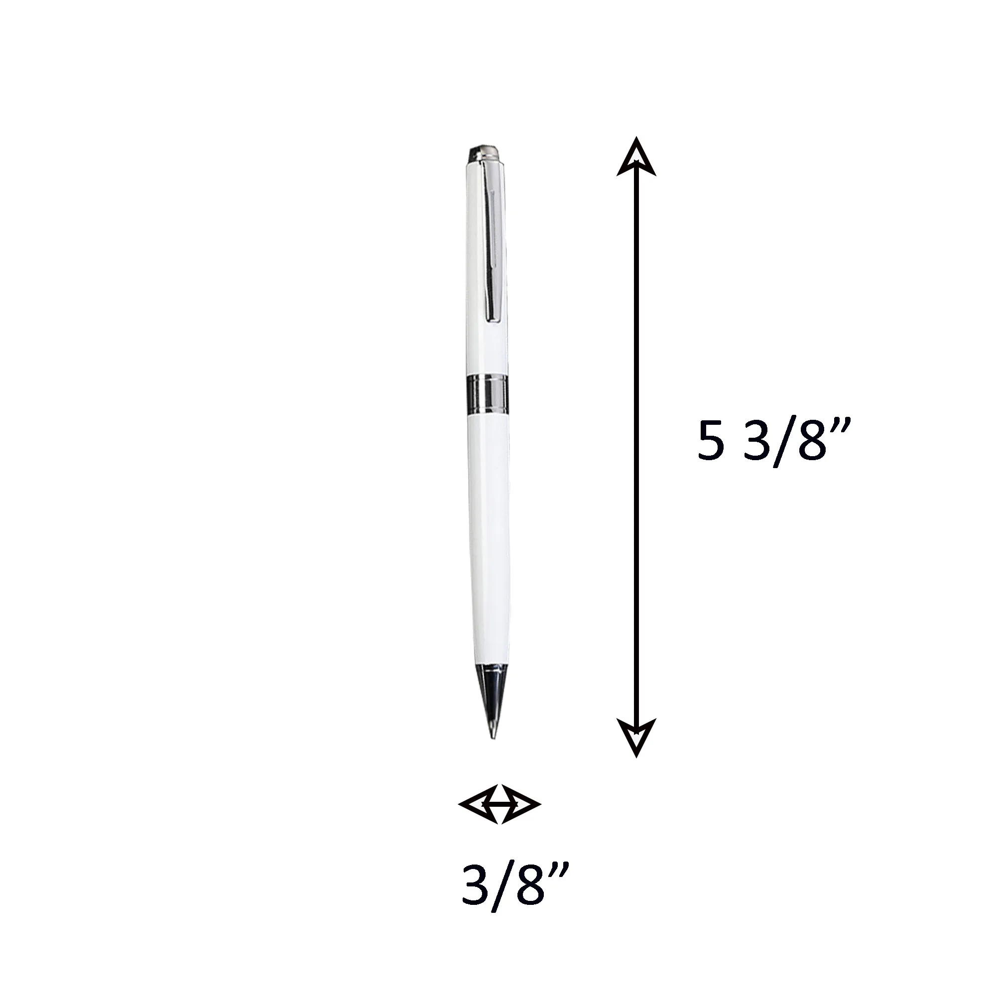 5.4"L x 0.4"W Stylus Ballpoint Pen 3