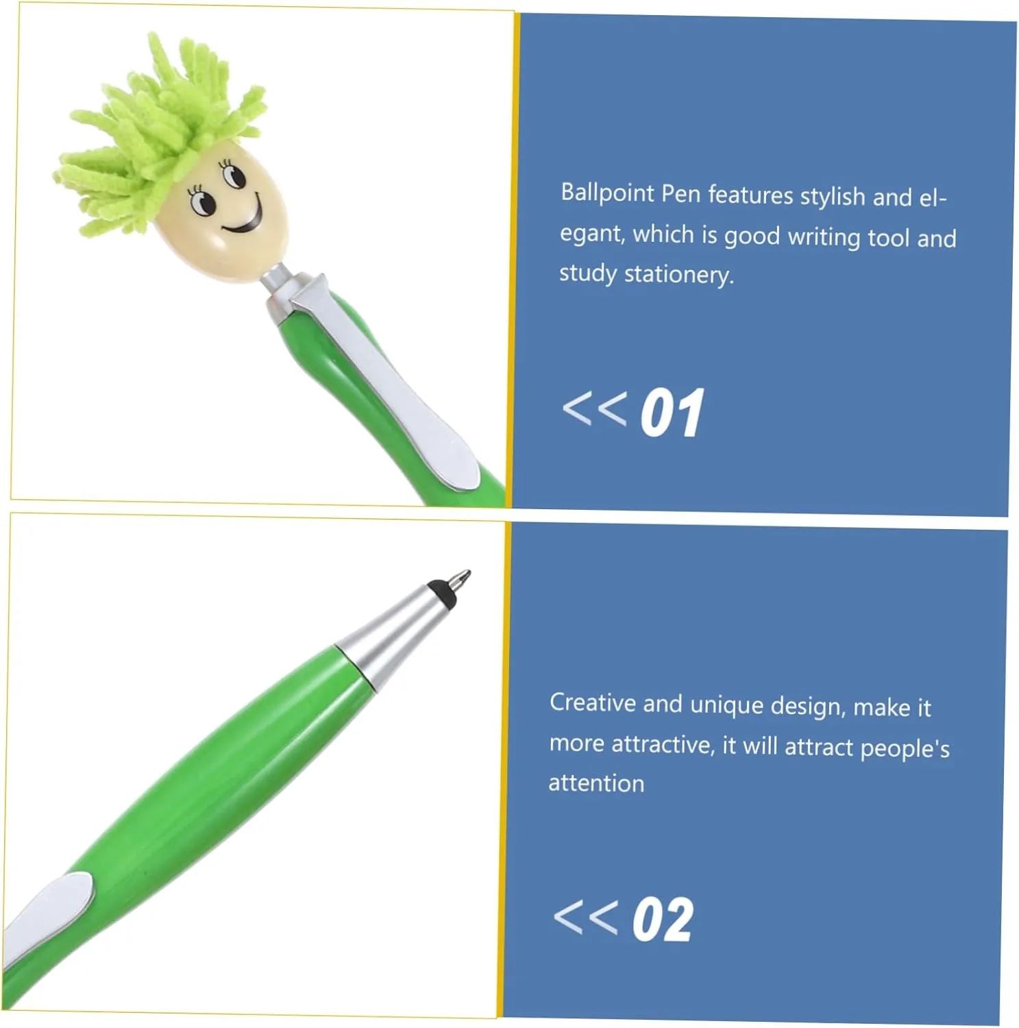 Mop Head Screen Cleaner Stylus Pen 8