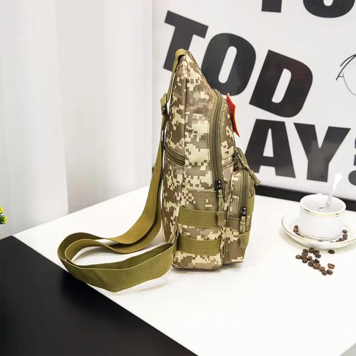 Durable Camouflage Outdoors Sling Crossbody Bag 4