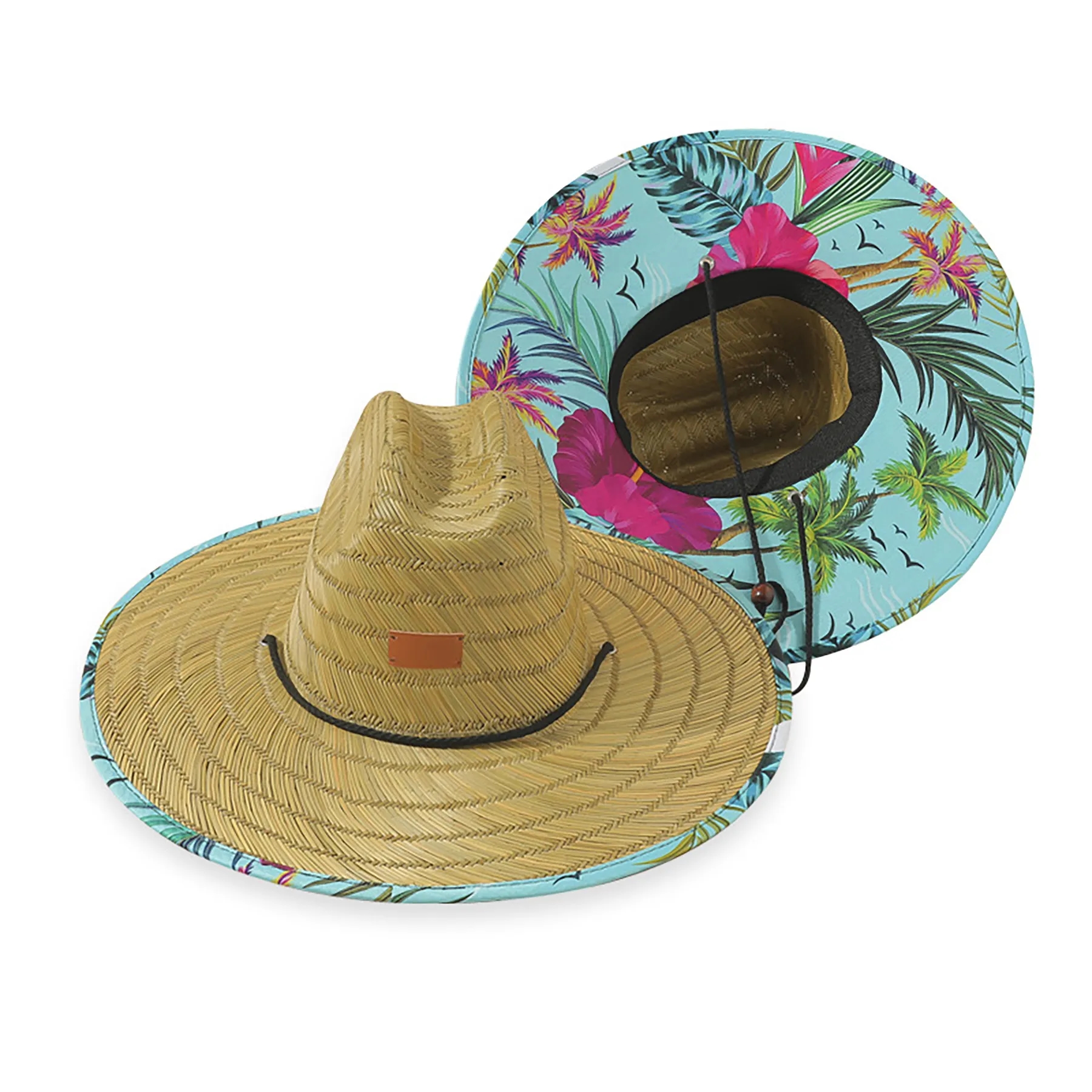 Straw Outdoor Sunshade Big Eaves Hat 6