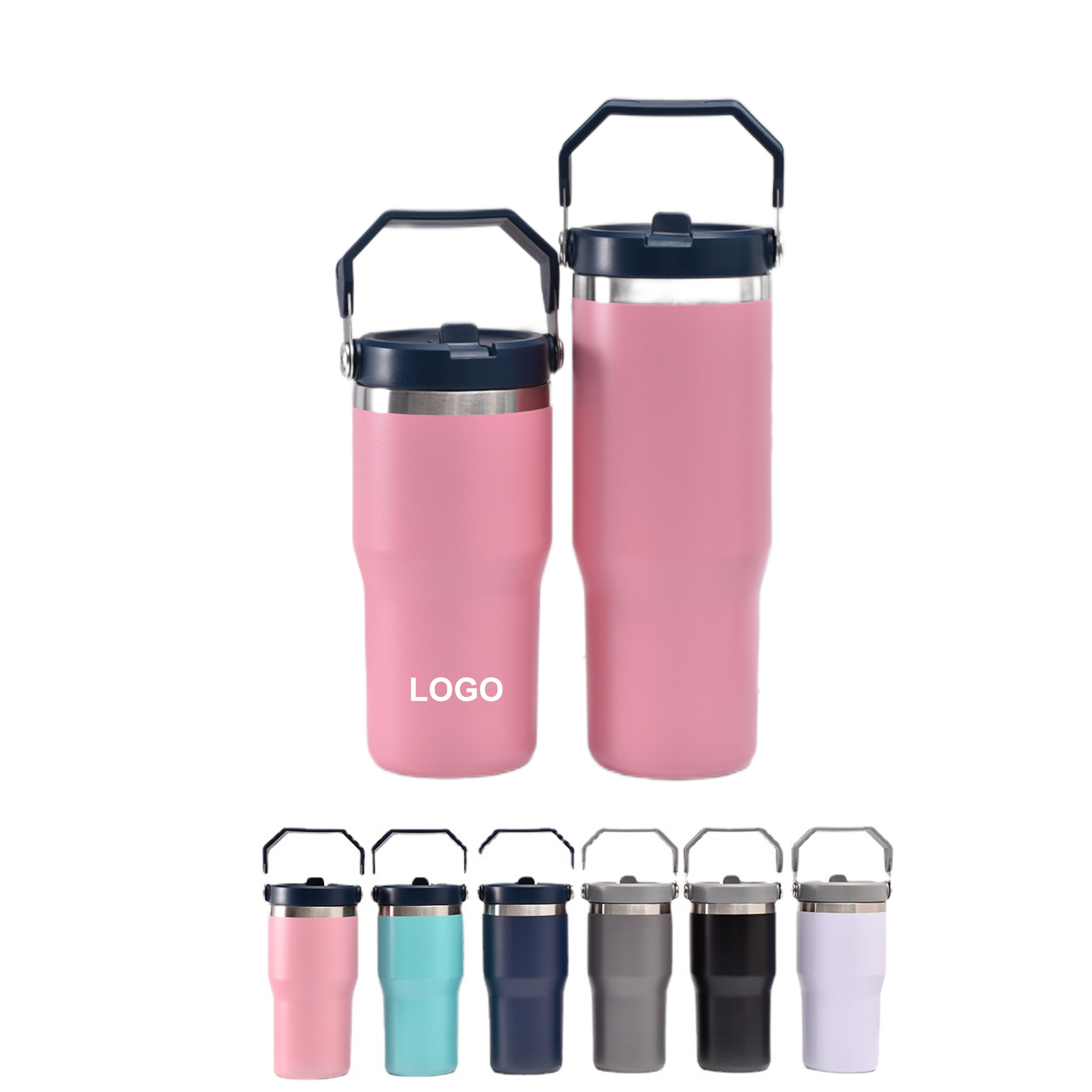 20oz Tumbler with Handle and Lid (direct import) 2