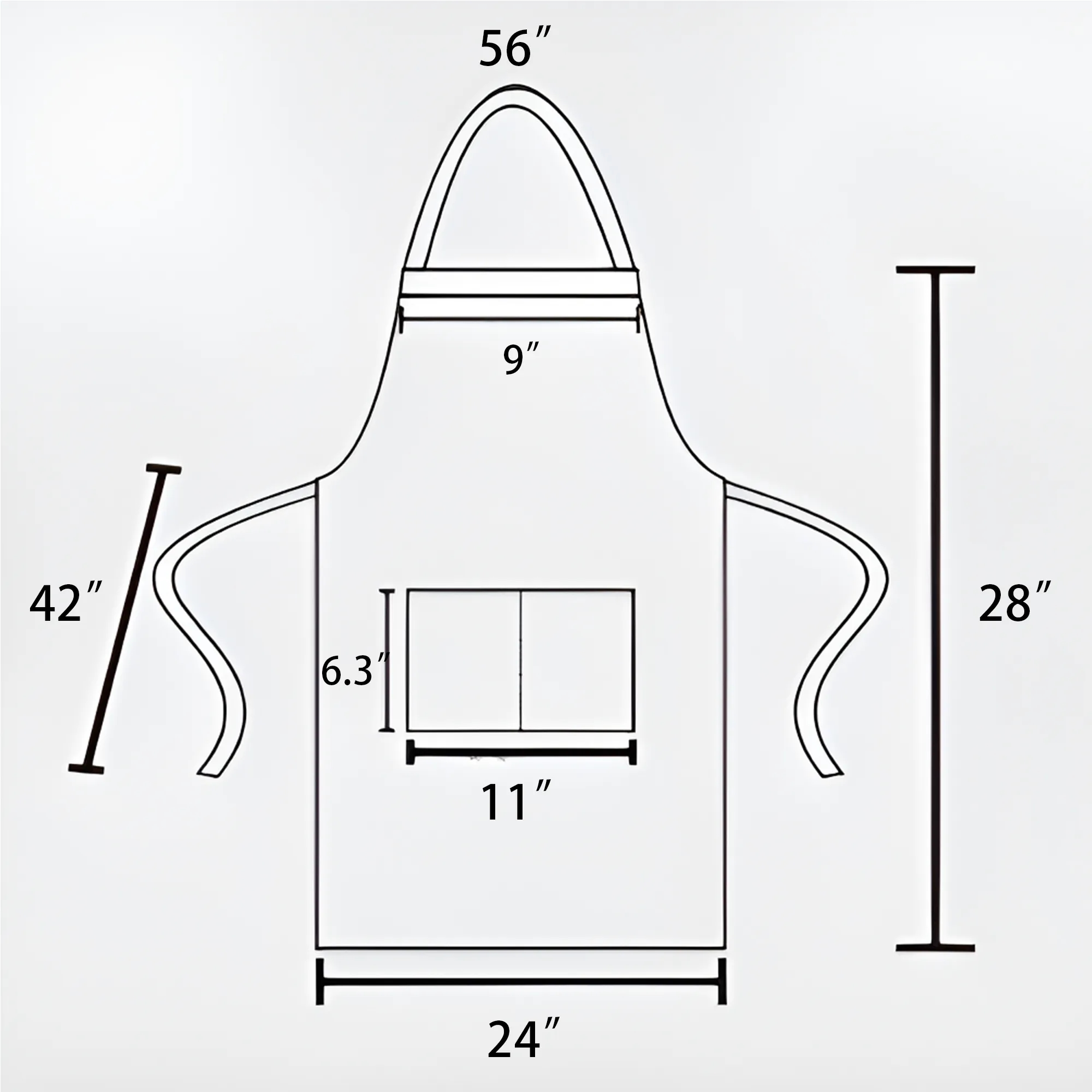 MOQ50 Custom Polyester Kitchen Apron 2