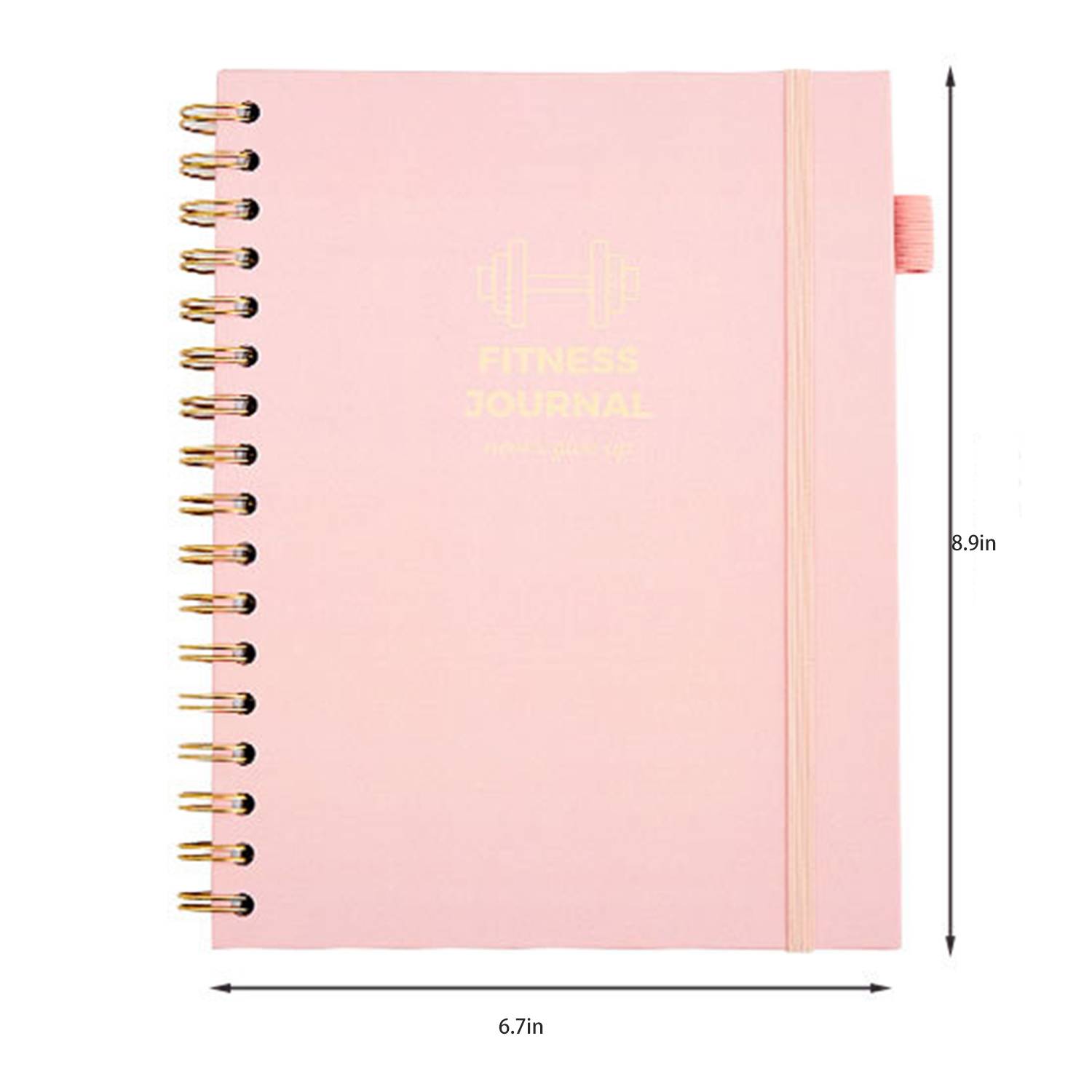 Fitness Journal Spiral Coil Notebook 3
