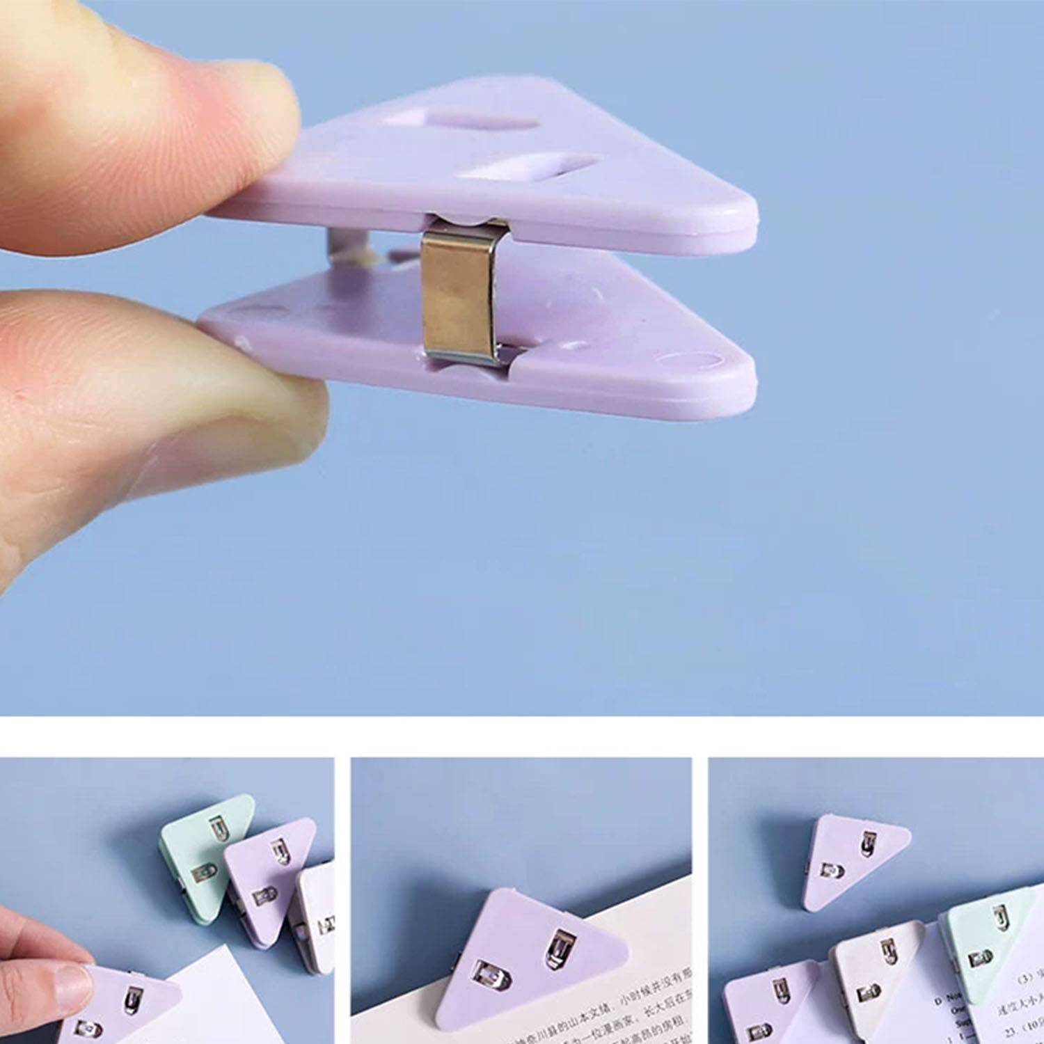 Triangle Multifunction File Clip 8