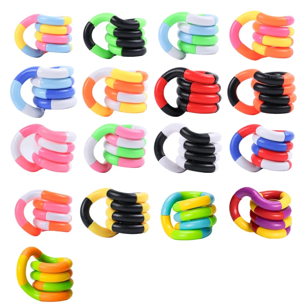 18 Sections of Stress Relieving Morphing Rope Toys 6
