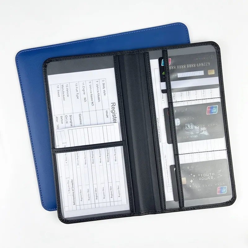 PU Leather Automobile Certificate Holder 6