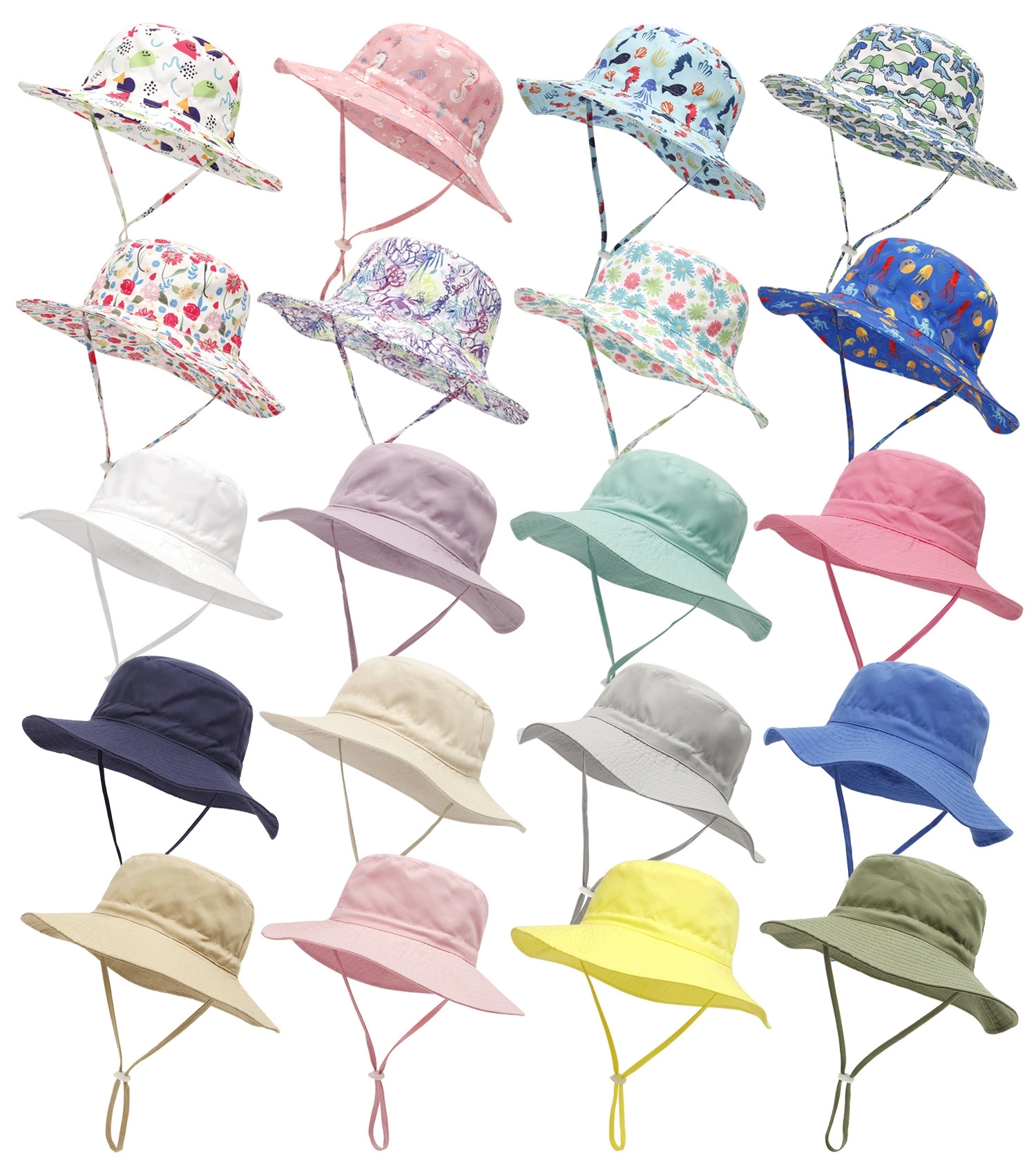Toddler Sun Cap Bucket Hat 3