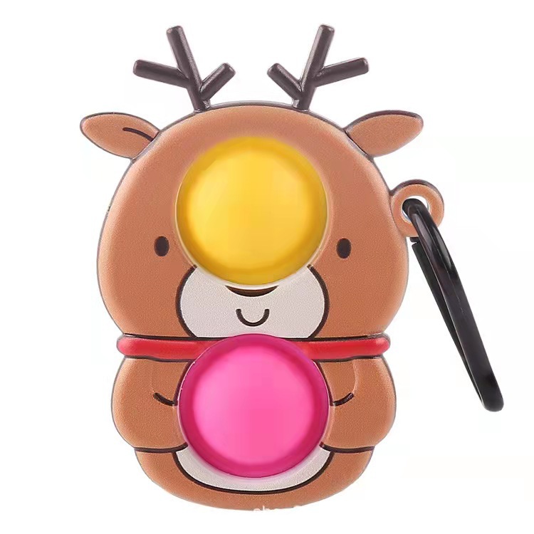 Christmas Mini Pop Fidget Simple Dimple Bubble Sensory Toy for Kids and Adults 10