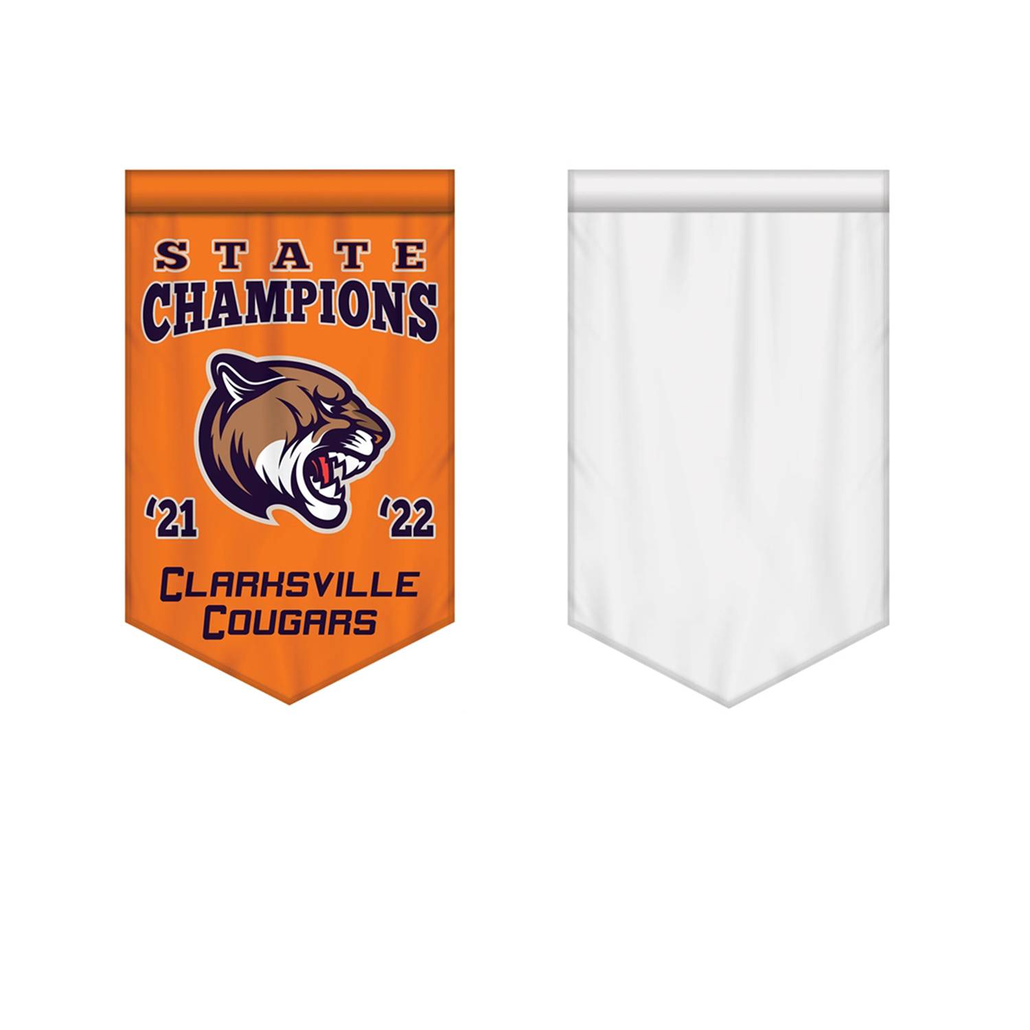 Championship Banner Double Sided V-Cut 3