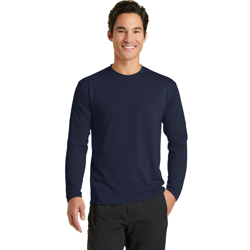 Port & Company Long Sleeve Performance Blend Tee. 62