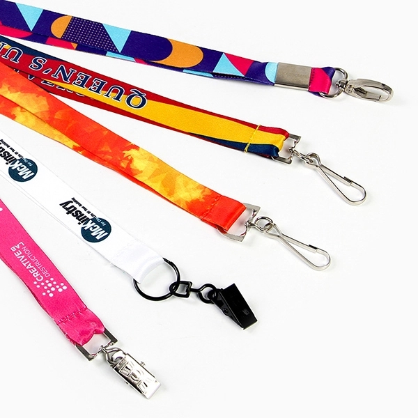 1/2" Lanyard with Double Bulldog Clip Linename(s): Promotion 2