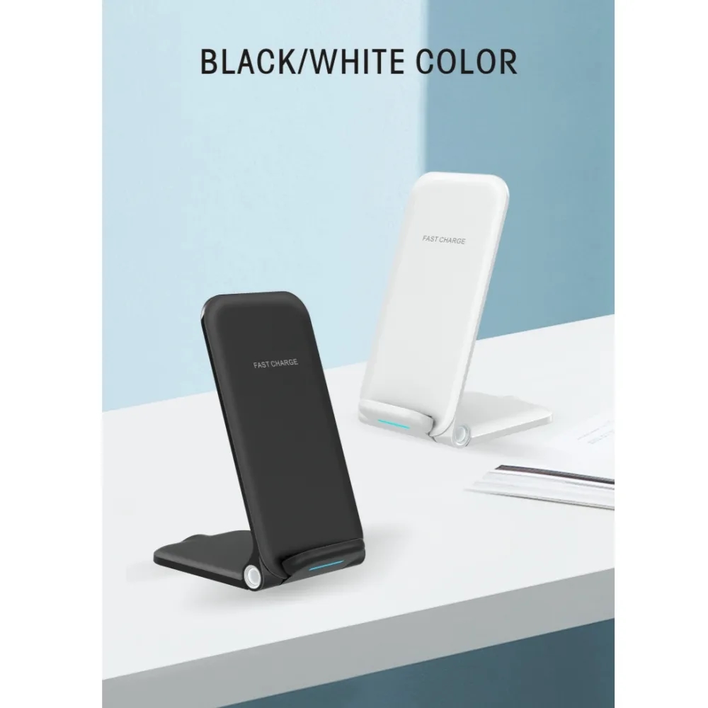 Basic Foldable 15W Wireless Charger Phone Stand 3