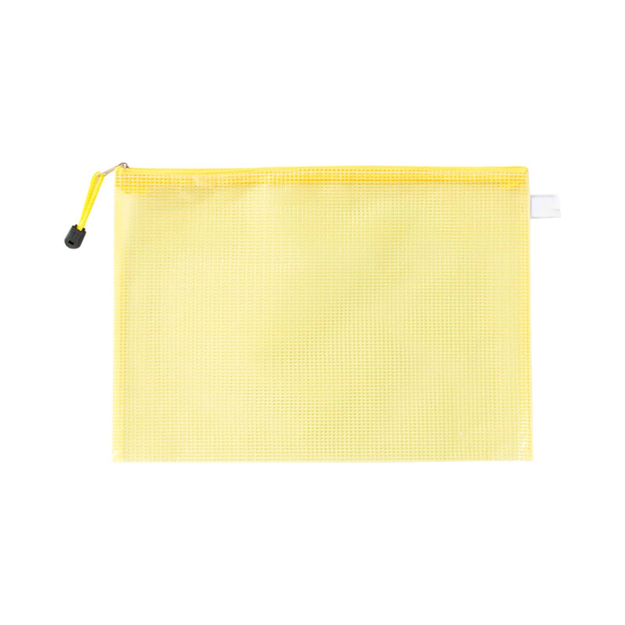 Transparent Mesh Zipper File Pouch 4