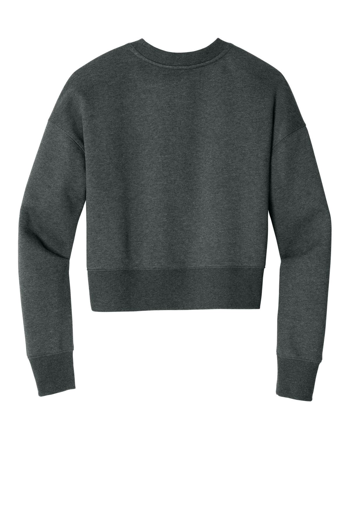 District Women's Perfect Weight Fleece Cropped Crew DT1105 35