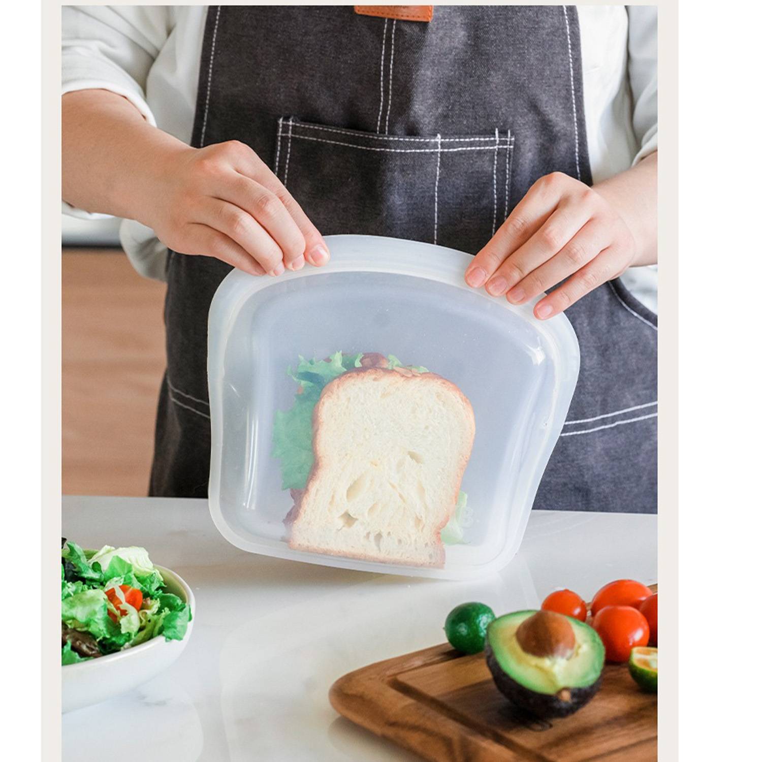Food Grade Platinum Silicone Bags for Airtight Storage 9
