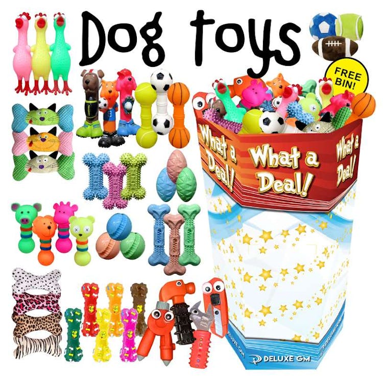 Dog Toys - 12 Assorted Styles 2