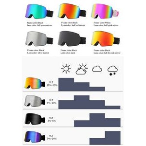 UV400 Eye Protection Safety Snowboard Goggles 4
