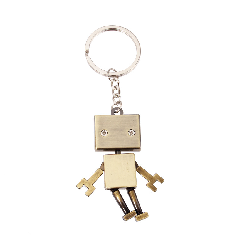 Retro Robot Keychain 3