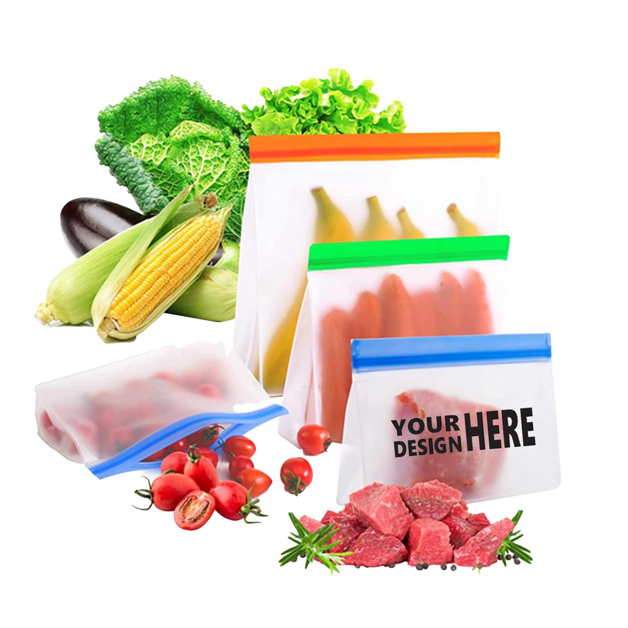 Convenient PEVA Food Storage Bag 5