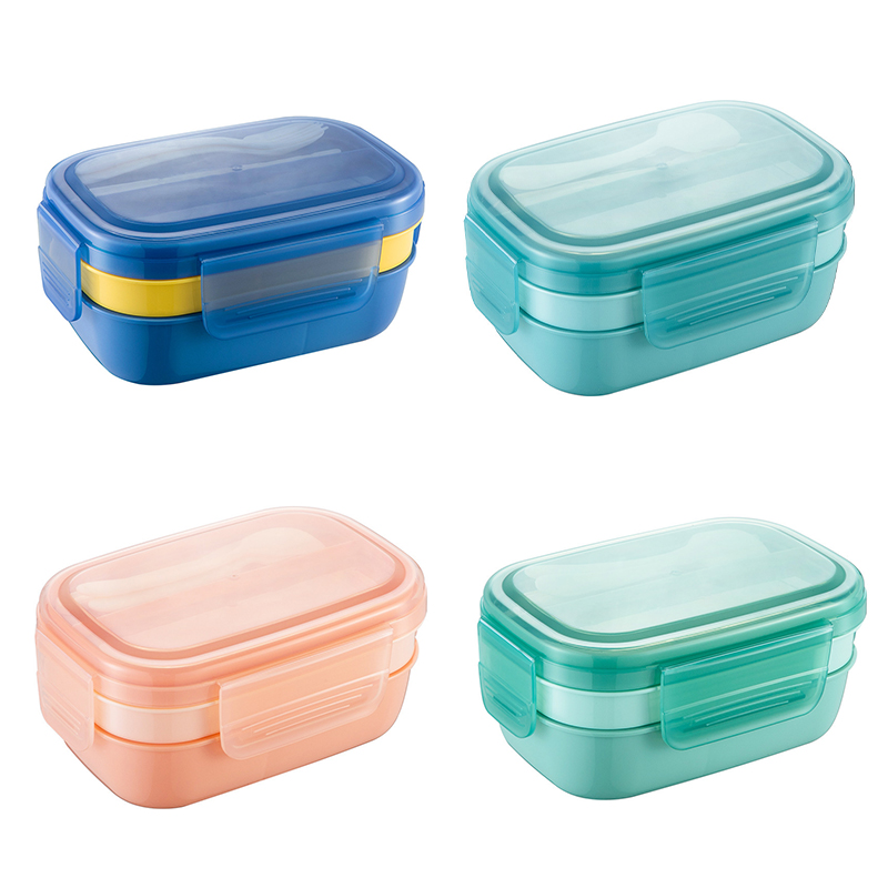 Three-Tier Portable Stackable Bento Lunchbox Container 2
