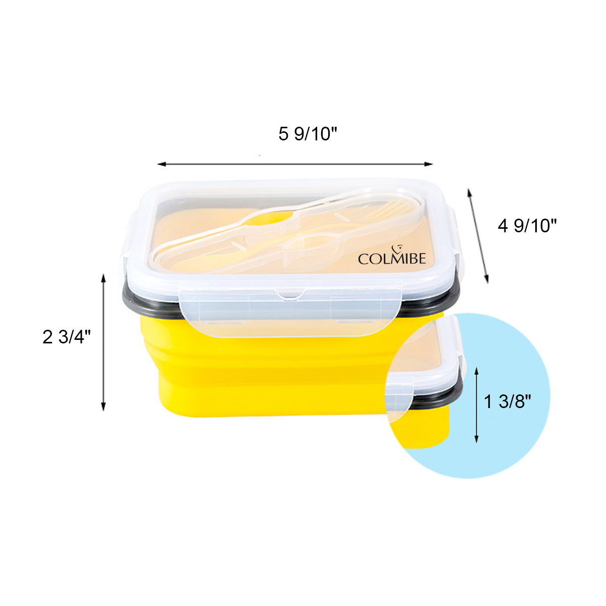 Silicone Collapsible Lunch Box 3