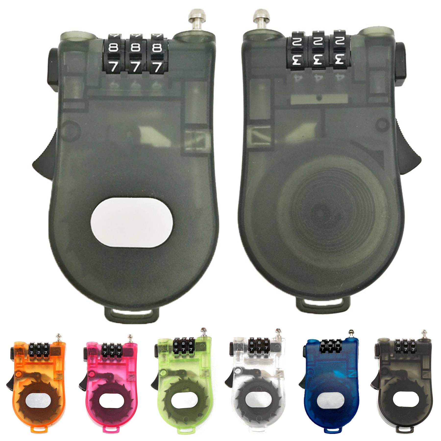 Mini Lock Retractable Steel Cable 1