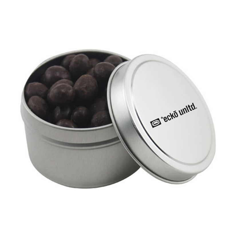 Round Tin with Choc Espresso Beans 2