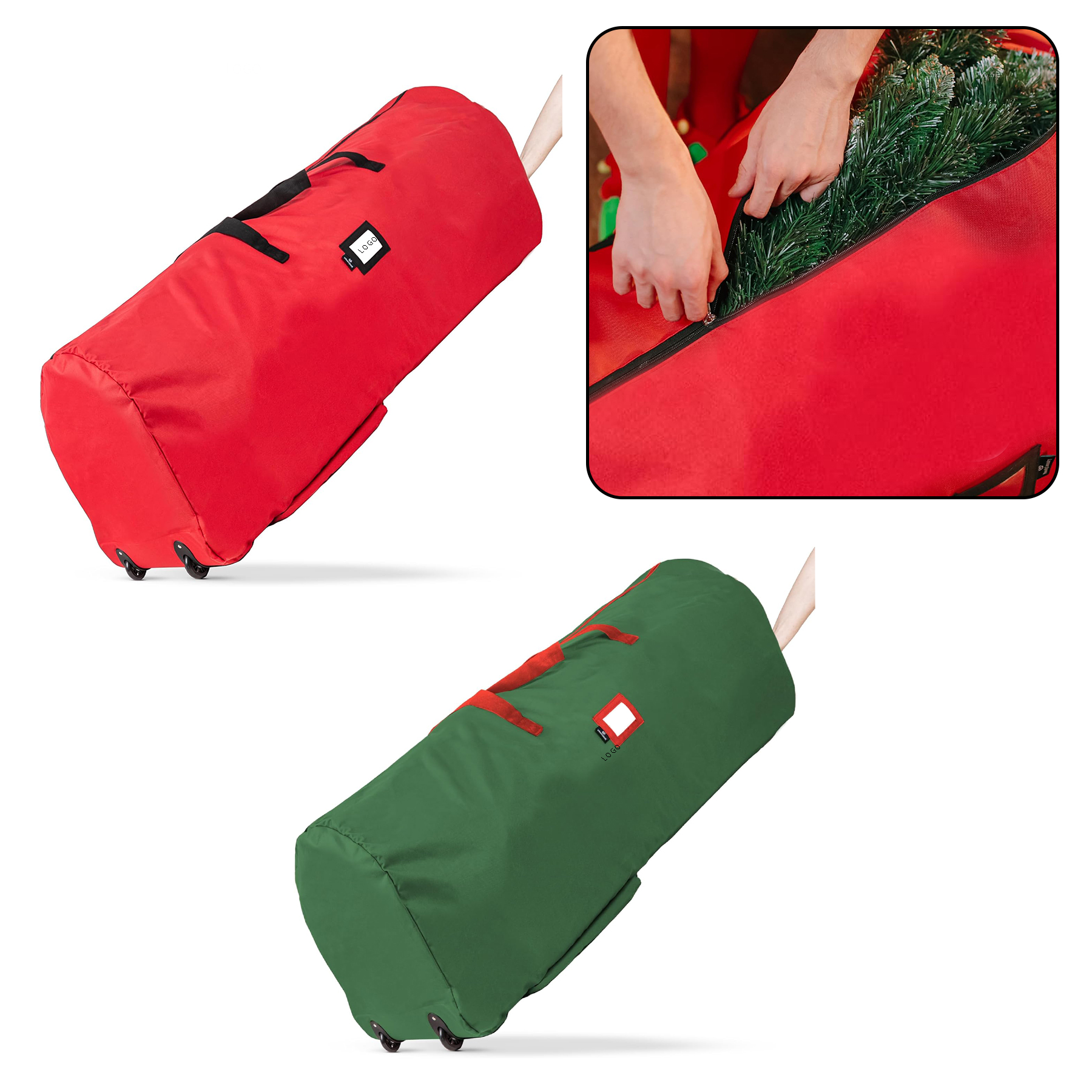 Rolling Christmas Tree Storage Bag 2
