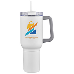 Novo Combo 20 oz Vacuum Insulated Stainless Steel Mug and Screw-On 12 oz Can Cooler 17