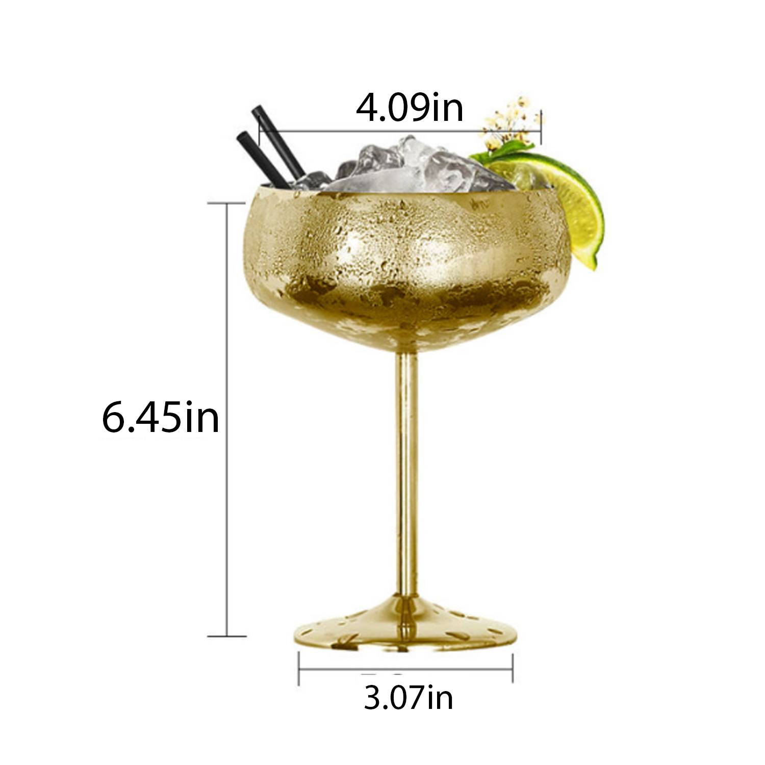 15 oz Copper Cocktail Glasses 5