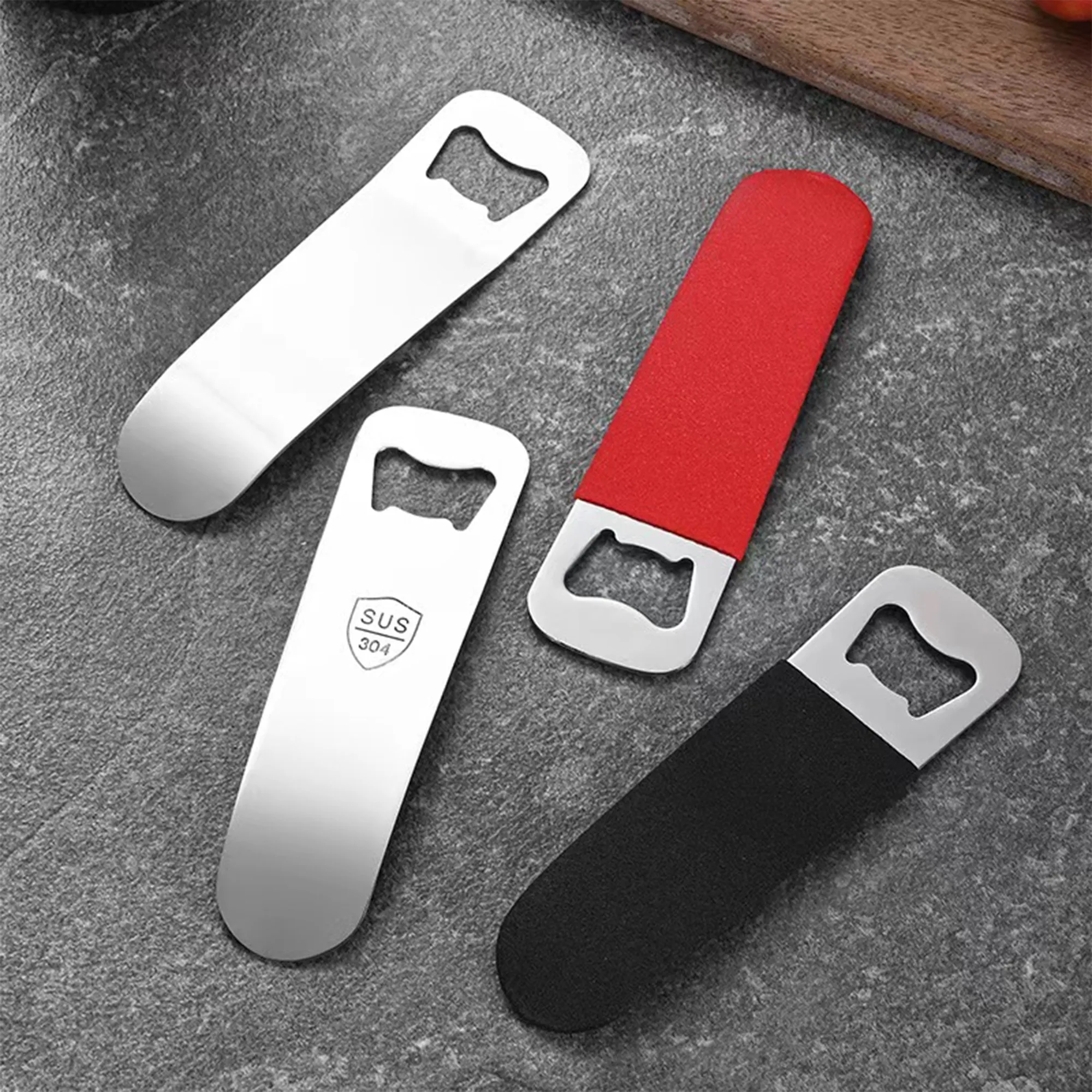 Stainless Steel Beer Bottle Opener With Customizable Logo 4