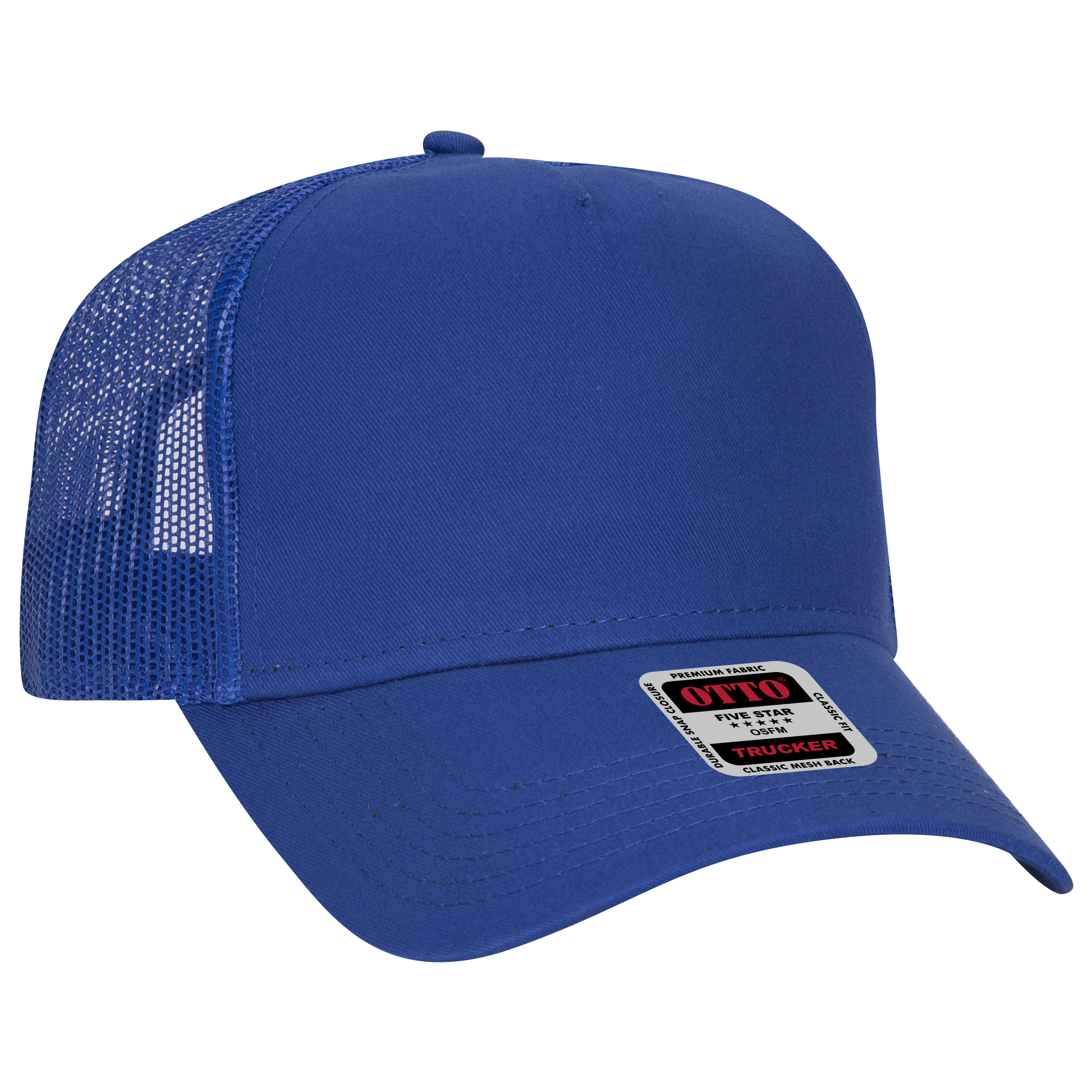 OTTO CAP® 5 Panel Low Profile Mesh Back Trucker Hat 22
