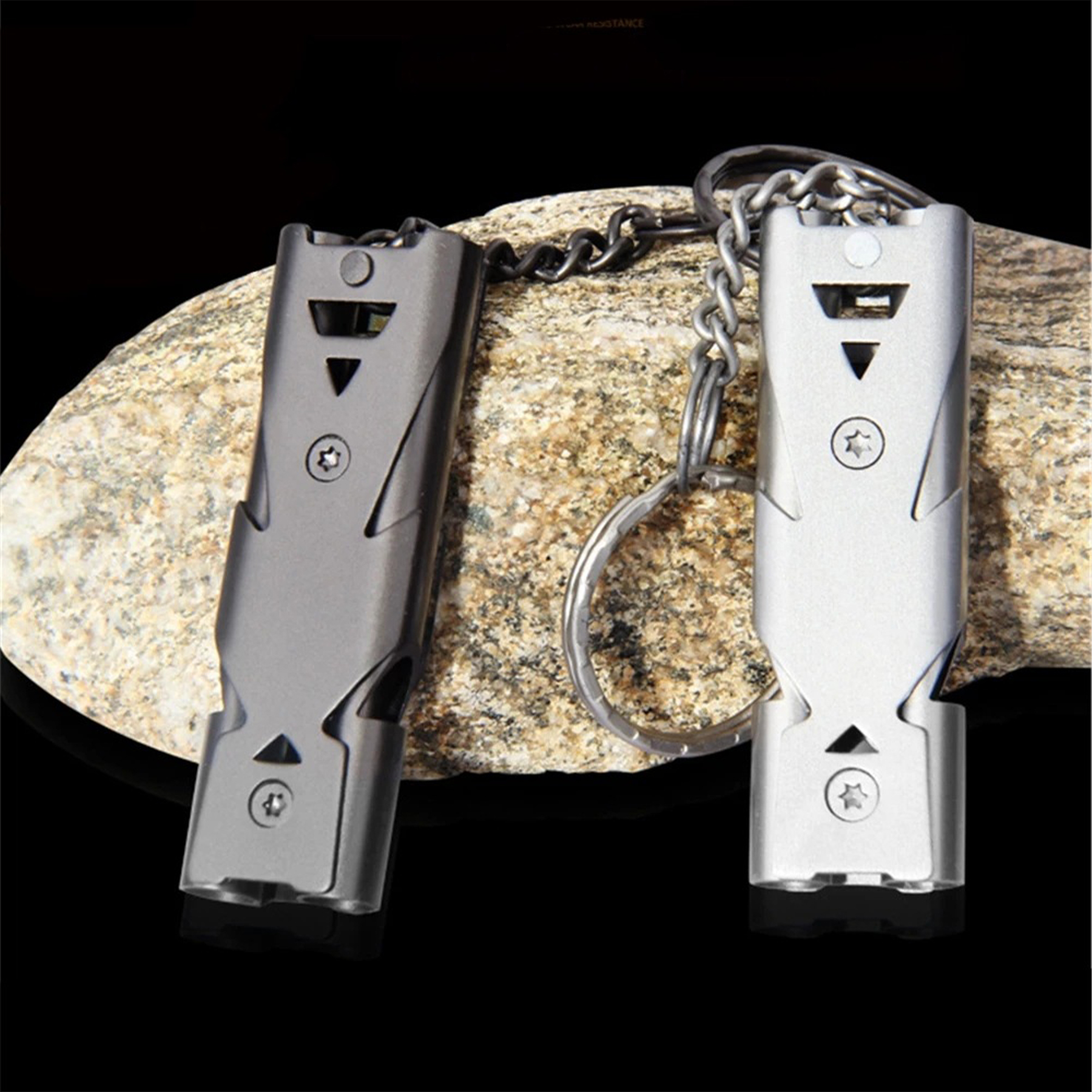 Stainless Steel Outdoor Rescue Whistle 9