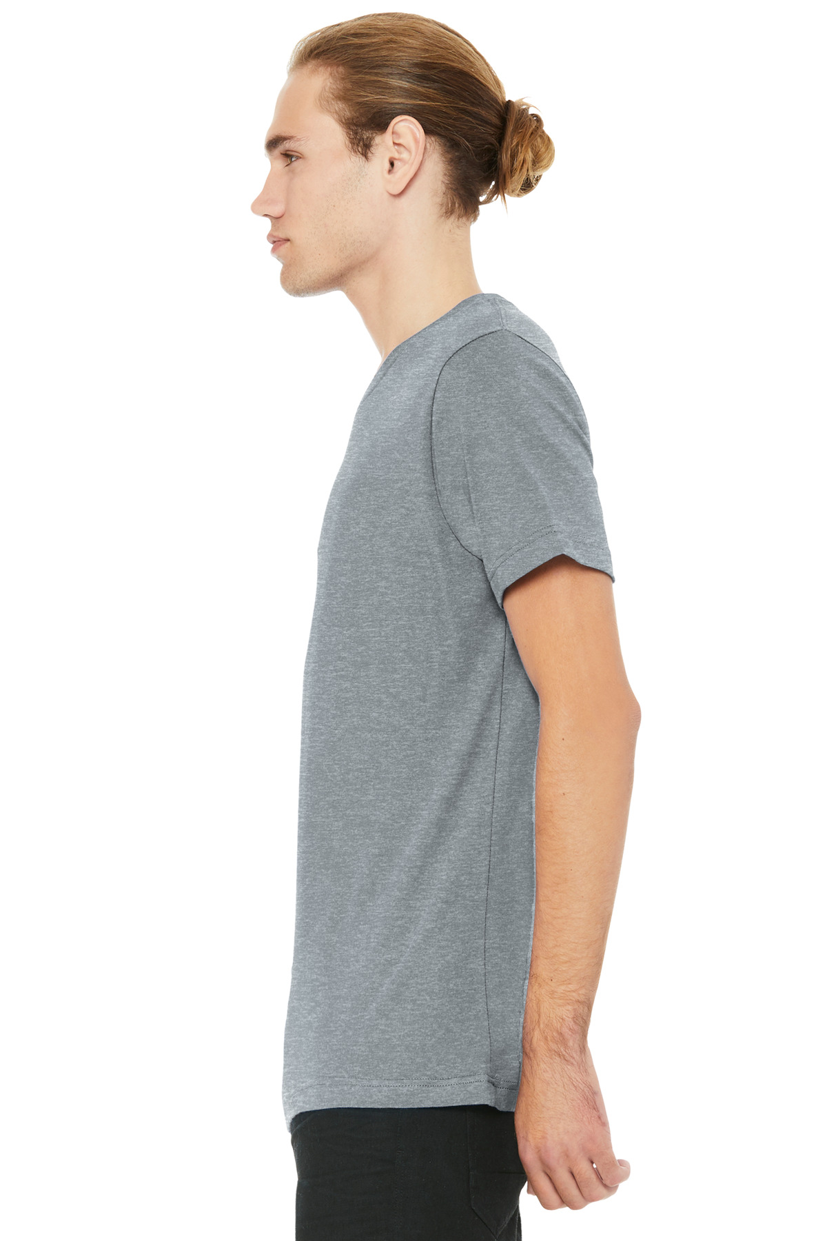 BELLA+CANVAS Unisex Heather CVC V-Neck Tee BC3005CVC 10