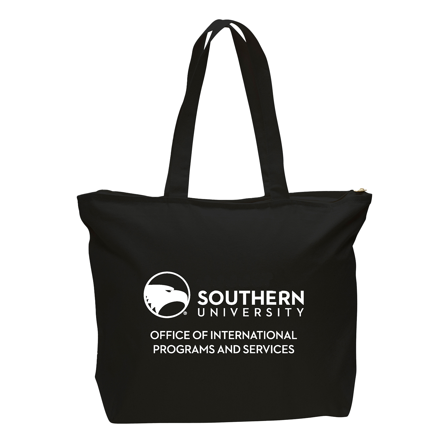 Cotton Canvas Zipper Tote Bag, custom tote bag with logo imprint 5