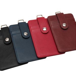 PU Keychain 3 Pockets PU Leather Card Holder 12