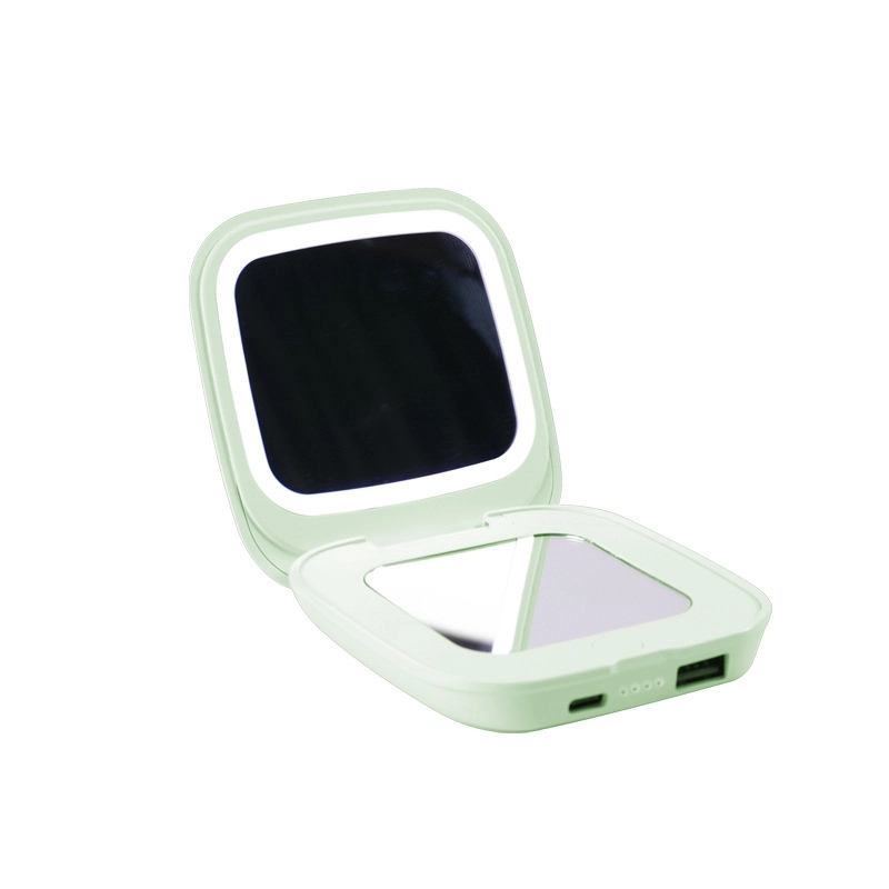 Makeup Mirror With Led Lights And Power Bank Charger 9