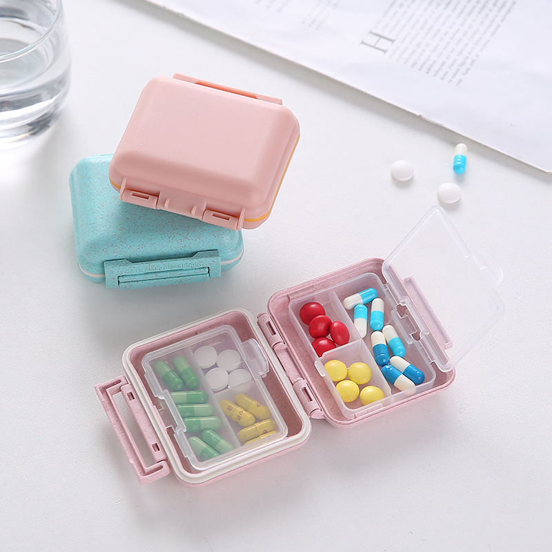 6 Compartments Detachable Pill Box 4