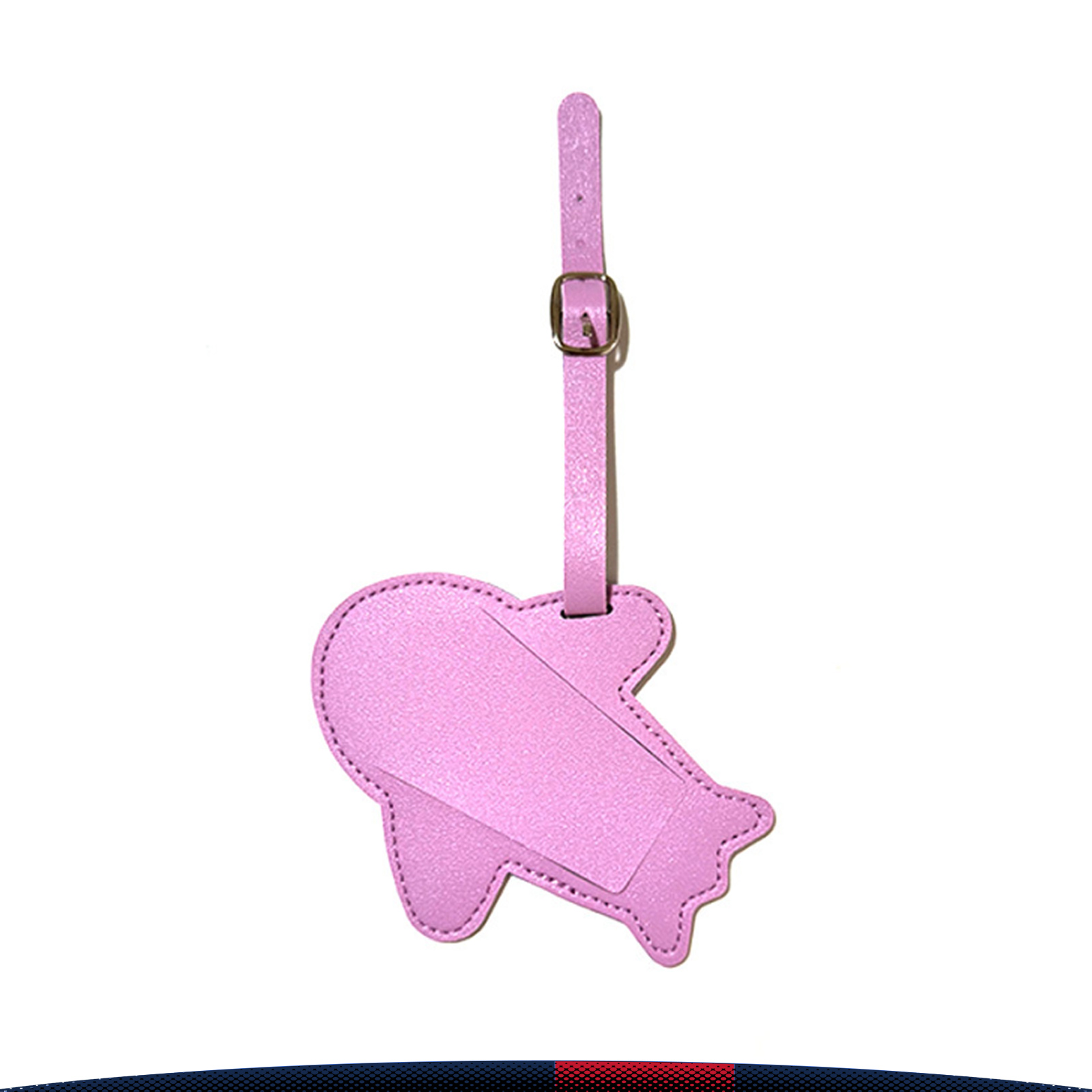 Jibblet Airplane-Shaped PU Leather Luggage Tag 13